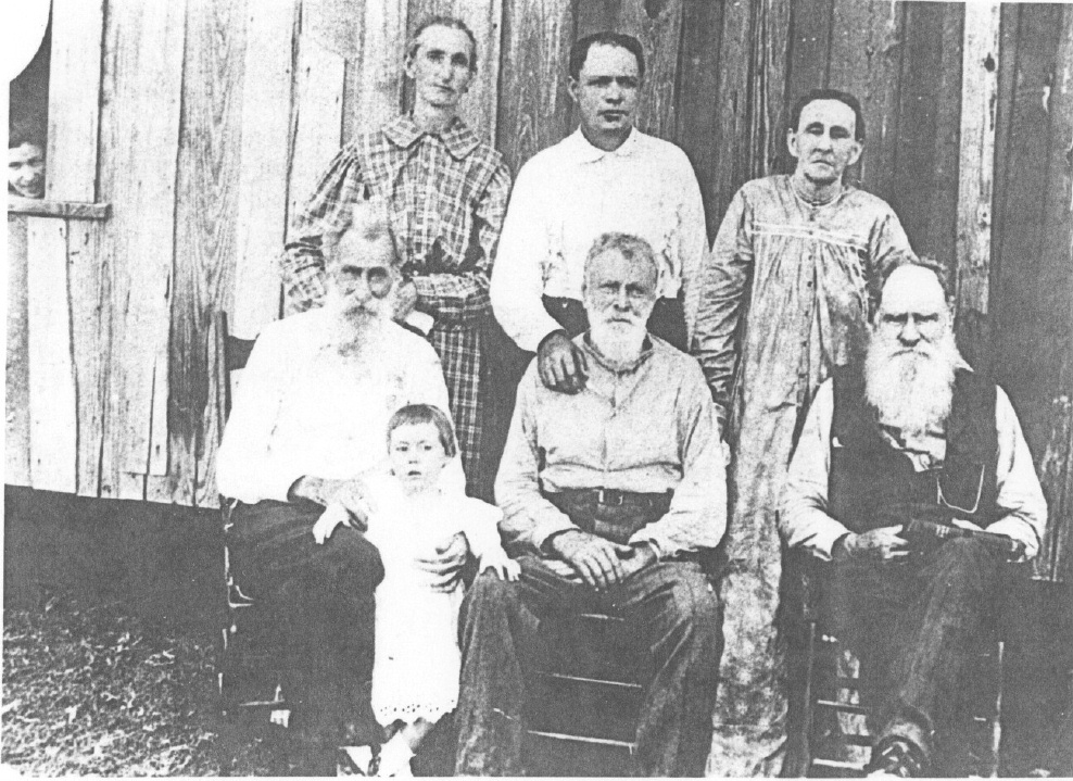 Thacker family reunion in Mineola, Wood County, Texas(about 1900)